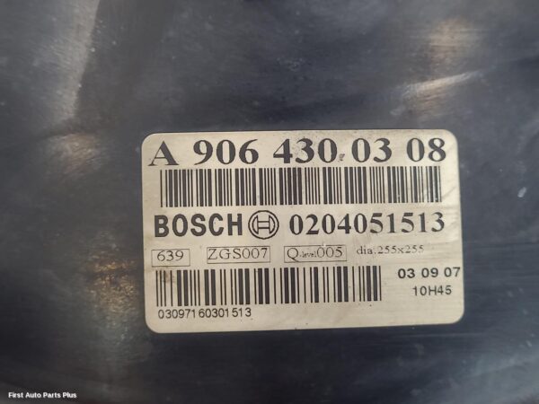 2008 MERCEDES SPRINTER Brake Booster