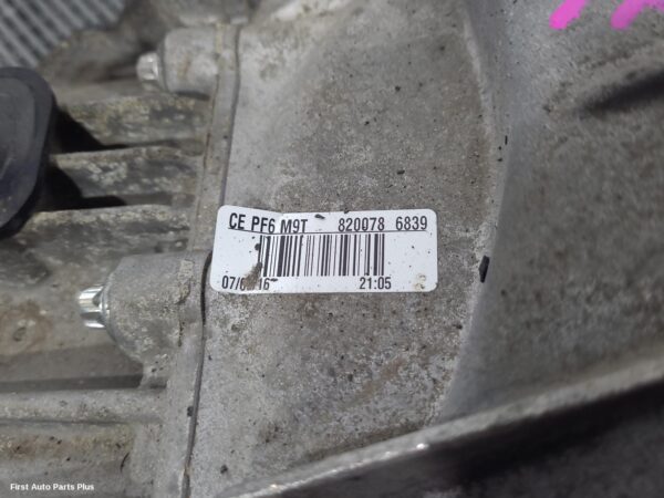 2017 RENAULT MASTER Trans/Gearbox