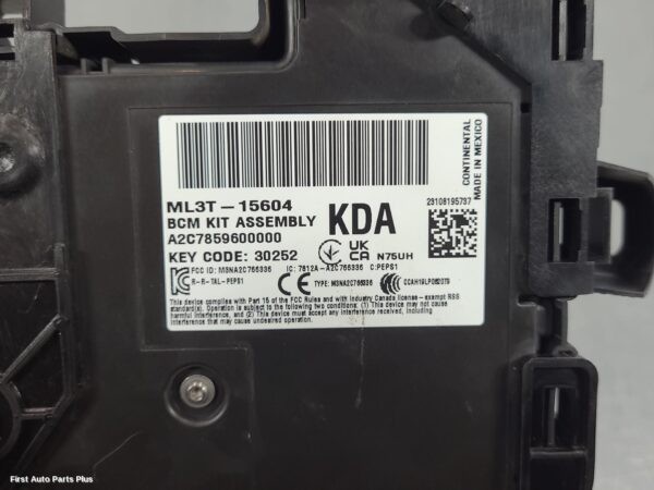 2023 FORD F SERIES Ecu