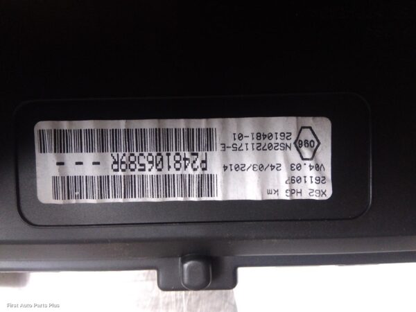2013 RENAULT MASTER Instrument Cluster