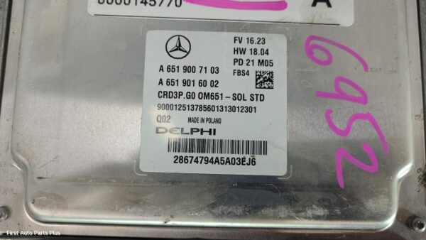 2021 MERCEDES SPRINTER Ecu
