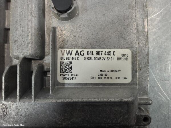 2019 VOLKSWAGEN CRAFTER Ecu