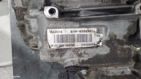2016 RENAULT MASTER Trans/Gearbox