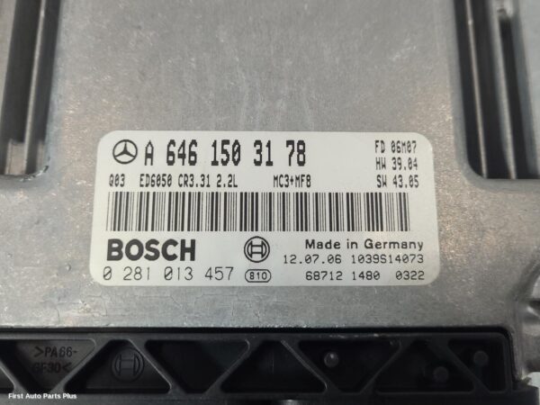 2006 MERCEDES VITO Ecu