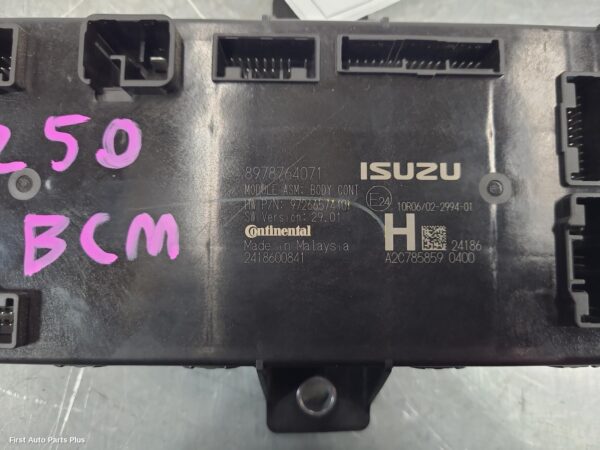 2024 MAZDA BT50 Ecu