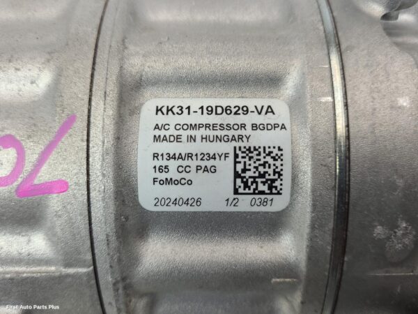 2024 FORD TRANSIT A/C Compressor