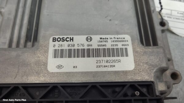 2016 RENAULT MASTER Ecu