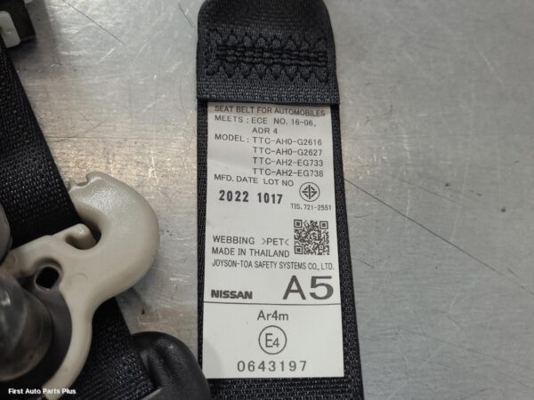 2023 NISSAN NAVARA Seatbelt/Stalk