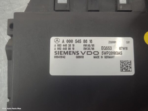 2007 MERCEDES SPRINTER Ecu