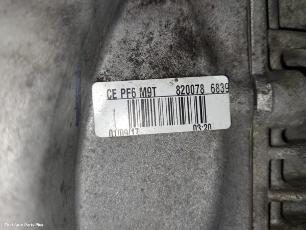2018 RENAULT MASTER Trans/Gearbox