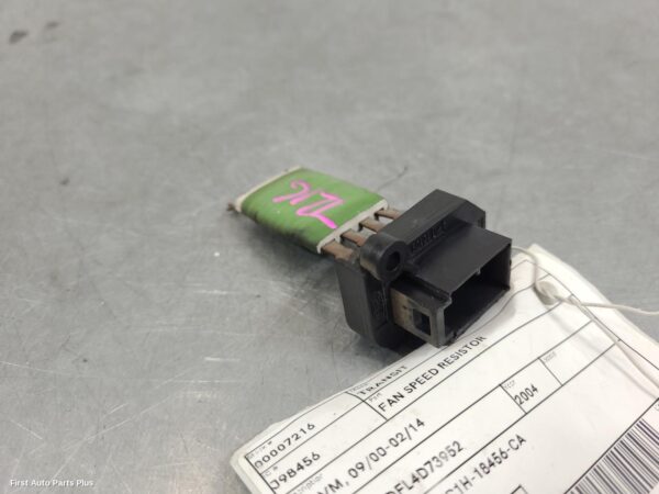 2004 FORD TRANSIT Fan Speed Resistor