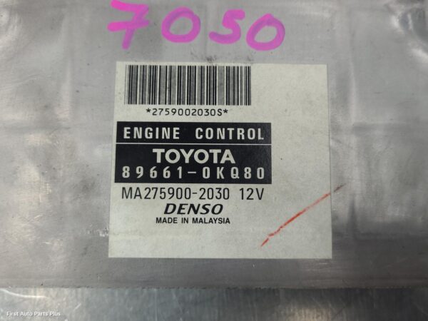 2010 TOYOTA HILUX Ecu