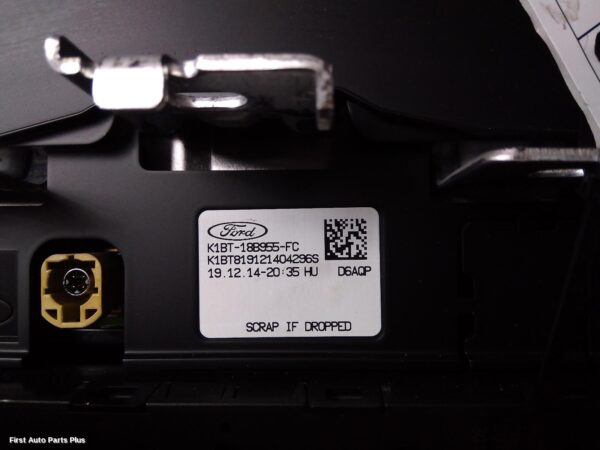 2020 FORD TRANSIT Radio/Cd/Dvd/Sat/Tv