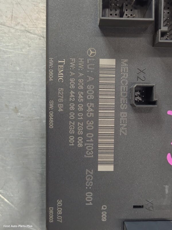2008 MERCEDES SPRINTER Ecu