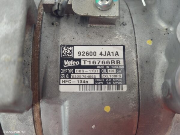 2021 NISSAN NAVARA A/C Compressor