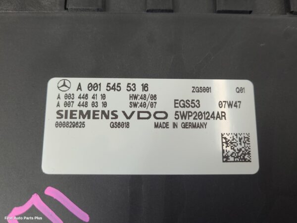 2007 MERCEDES SPRINTER Ecu