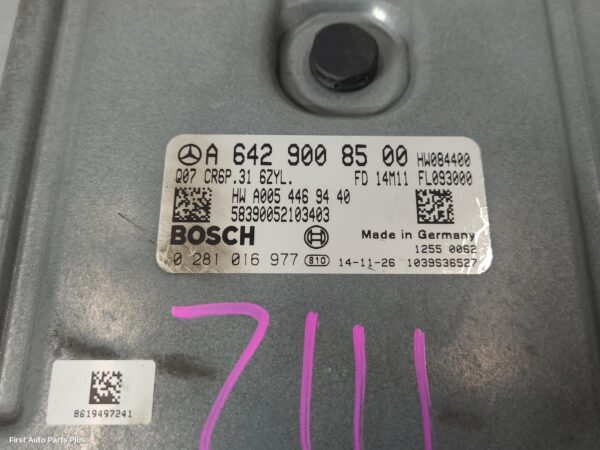 2015 MERCEDES SPRINTER Ecu