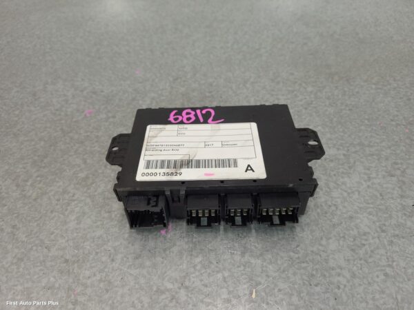 2017 MERCEDES VITO Ecu