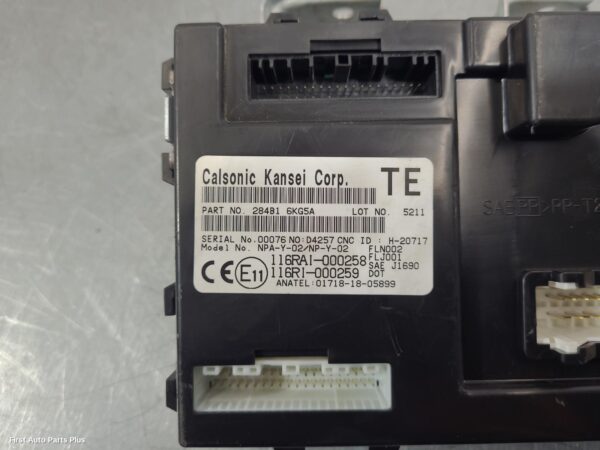 2025 NISSAN NAVARA Ecu