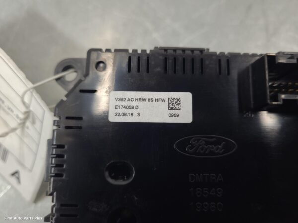 2022 FORD TRANSIT CUSTOM Heater/Ac Controls