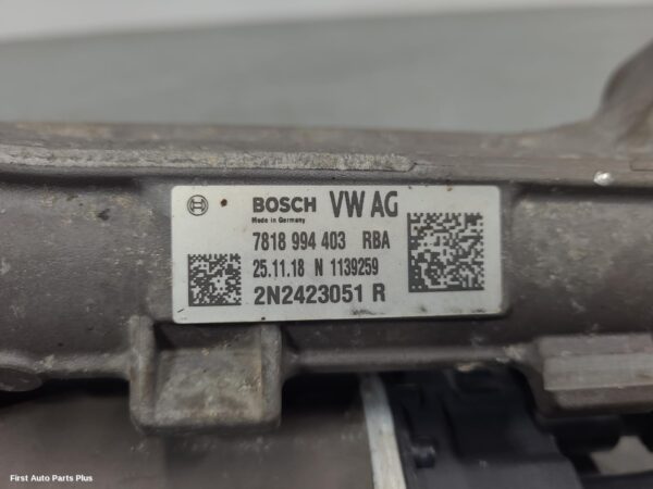 2019 VOLKSWAGEN CRAFTER Steering Box/Rack