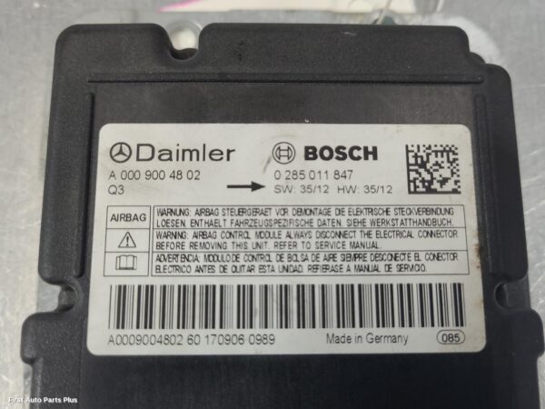 2017 MERCEDES SPRINTER Airbag Module/Sensor