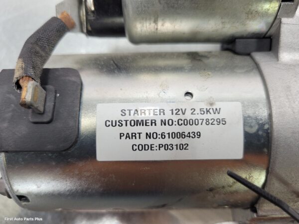 2021 LDV DELIVER 9 Starter