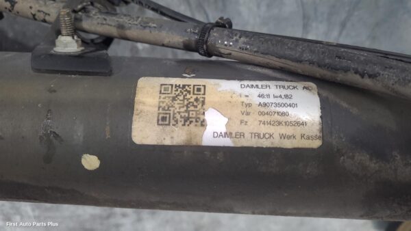 2021 MERCEDES SPRINTER Rear Diff Assembly