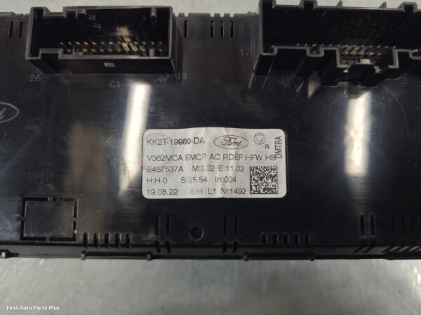 2022 FORD TRANSIT CUSTOM Heater/Ac Controls