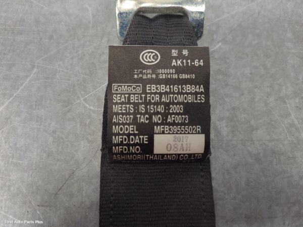 2017 FORD EVEREST Seatbelt/Stalk