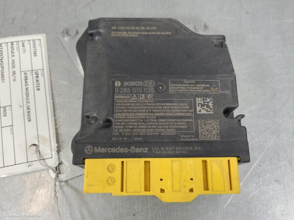 2020 MERCEDES SPRINTER Airbag Module/Sensor