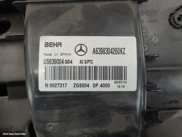 2013 MERCEDES VITO Heater Core/Box