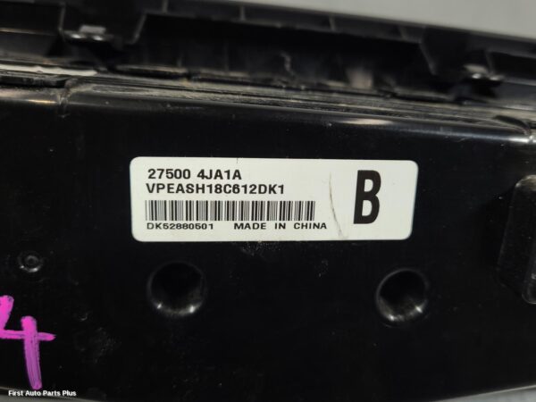 2016 NISSAN NAVARA Heater/Ac Controls