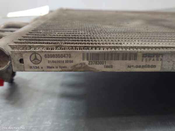2014 MERCEDES VITO A/C Condenser