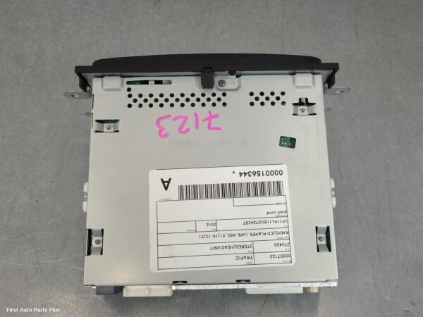 2016 RENAULT TRAFIC Radio/Cd/Dvd/Sat/Tv