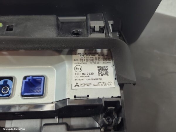 2020 MERCEDES VITO Radio/Cd/Dvd/Sat/Tv