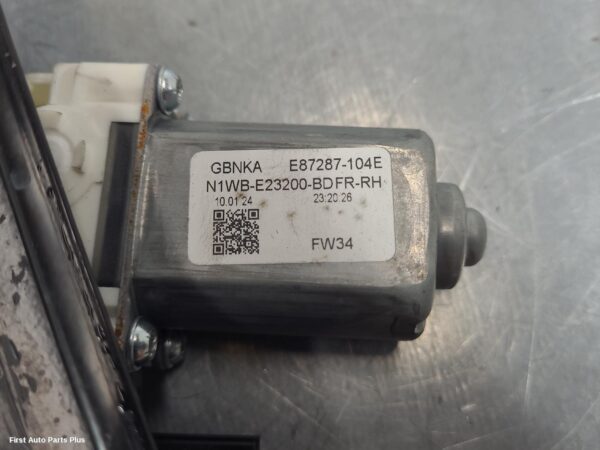 2024 FORD RANGER Right Front Window Reg/Motor