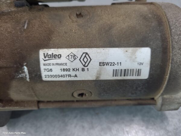 2016 RENAULT MASTER Starter