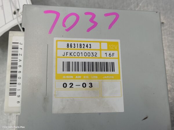2017 MITSUBISHI TRITON Ecu