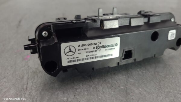 2017 MERCEDES VITO Heater/Ac Controls