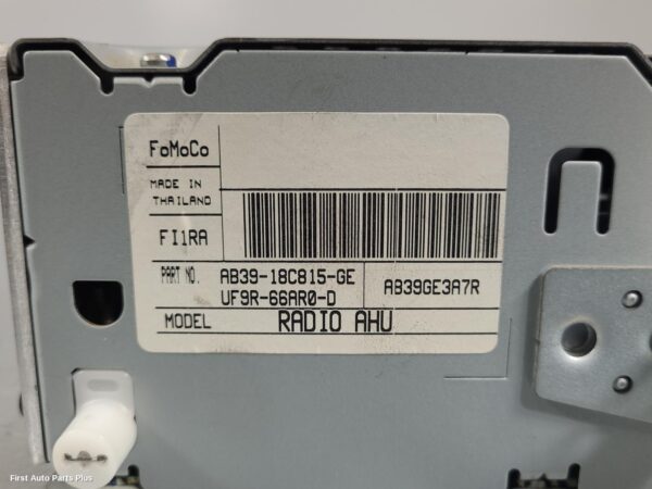 2012 FORD RANGER Radio/Cd/Dvd/Sat/Tv