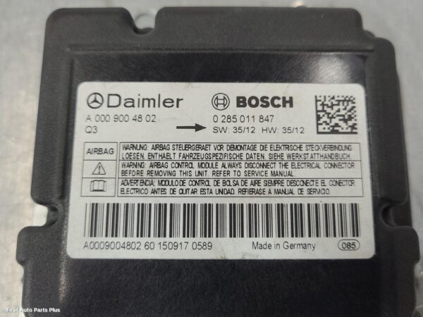 2015 MERCEDES SPRINTER Airbag Module/Sensor
