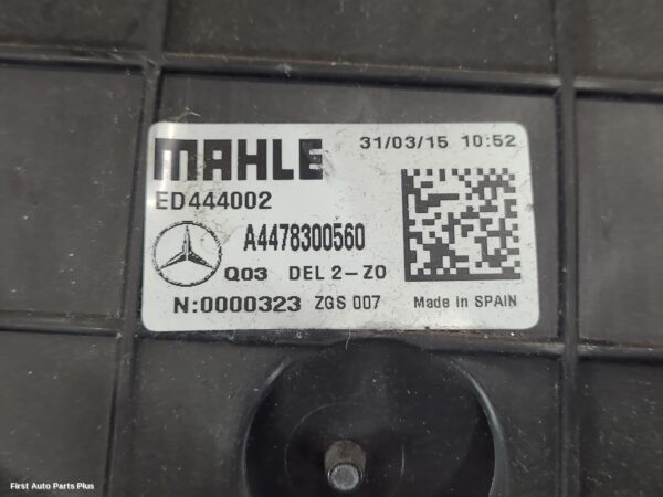 2016 MERCEDES VITO Heater Core/Box