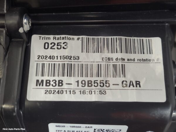 2024 FORD RANGER Heater Core/Box