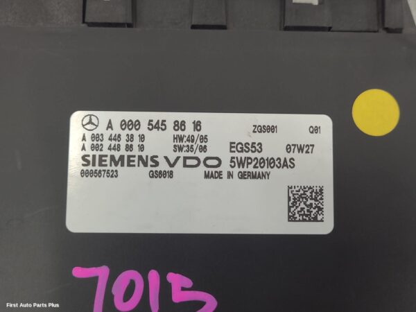 2008 MERCEDES SPRINTER Ecu