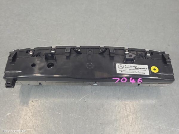 2019 MERCEDES VITO Heater/Ac Controls