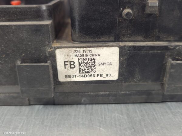 2016 FORD RANGER Fuse Box