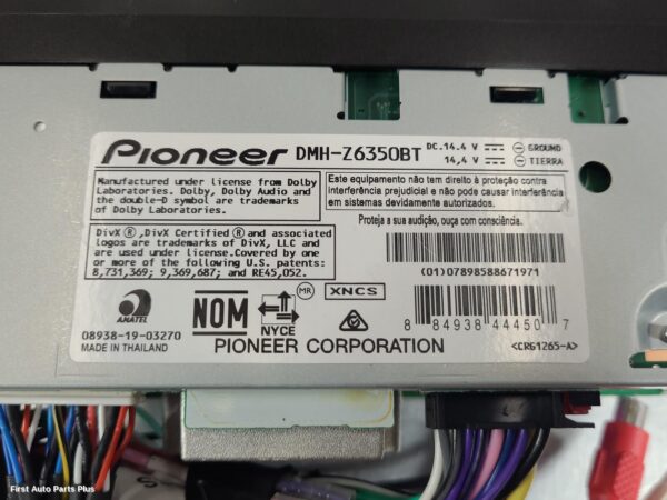 2010 FORD RANGER Radio/Cd/Dvd/Sat/Tv