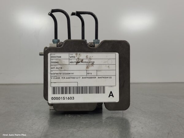 2016 MERCEDES VITO Abs Pump/Modulator