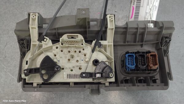 2014 RENAULT TRAFIC Heater/Ac Controls